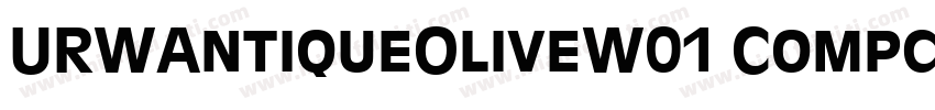 URWAntiqueOliveW01 CompctIt Regular字体转换